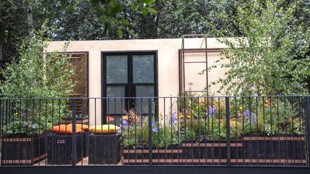 The &lsquo;Fettercairn: The Angels&rsquo; Share&rsquo; balcony garden at the RHS Chelsea Flower Show 2026