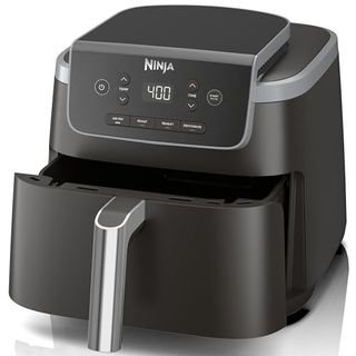 Ninja Air Fryer Pro 4-In-1 With 5 Qt Capacity, Air Fry, Roast, Reheat, Dehydrate, Air Crisp Technology With 400f for Hot, Crispy Results in Just Minutes, Nonstick Basket & Crisper Plate, Grey, Af141