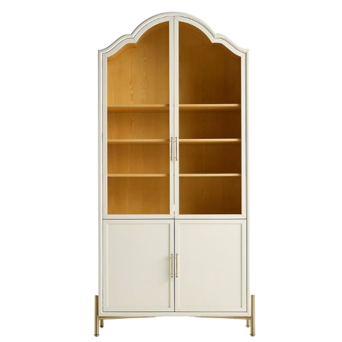Anthropologie, Livia Glass &amp;amp; Wood Storage Hutch
