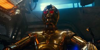 C-3PO with red eyes in Star Wars: The Rise of Skywalker