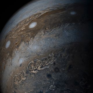 Jupiter Clouds, Seen by Juno