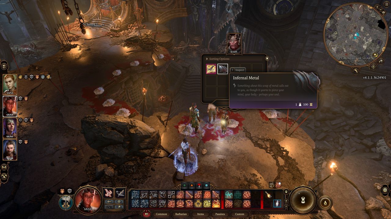 Baldur's Gate 3 Infernal Metal from Yurgir