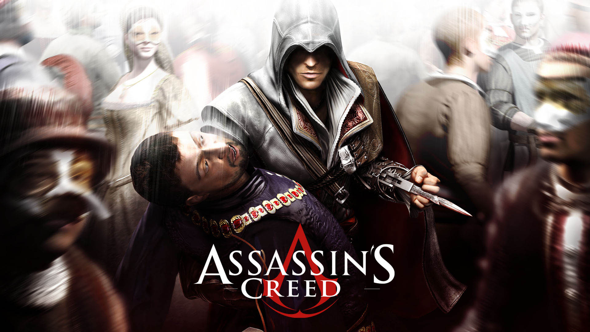 Assassin&#039;s Creed 2 title screen.