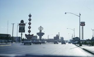 Las Vegas strip, 1966