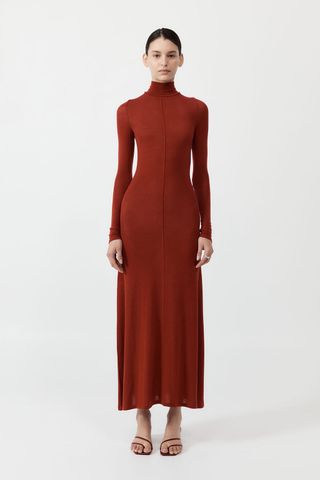 Jersey Maxi Dress - Rouge