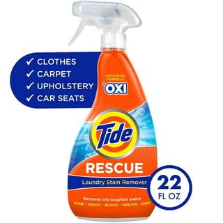 Tide Rescue Plus Oxi Laundry Stain Remover and Carpet Cleaning Spray and Wash, Spot Cleaner, 22 Fl Oz