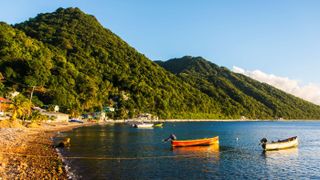 Soufriere Bay in Dominica