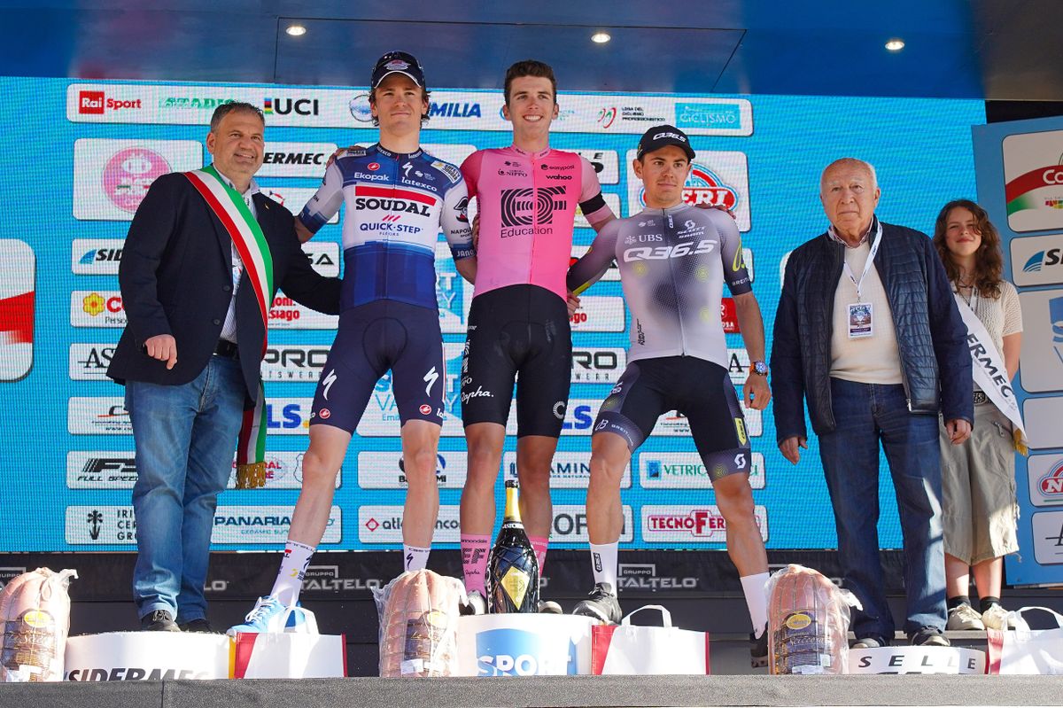 Sean Quinn (EF Education First) winner of stage 2 of the 2023 Coppi e Bartali