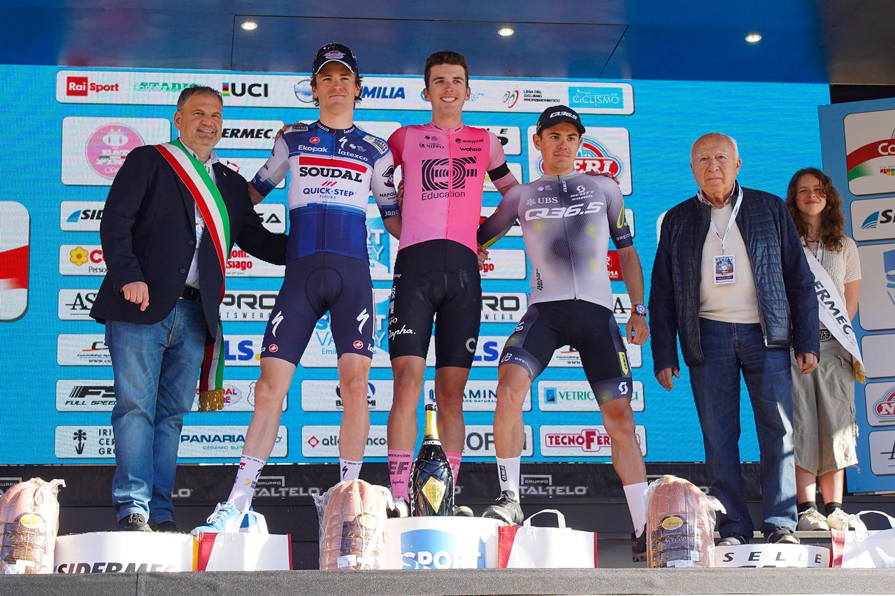Sean Quinn (EF Education First) winner of stage 2 of the 2023 Coppi e Bartali