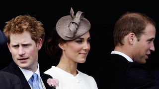 Prince Harry, Prince William and Kate Middleton attend Derby Day at Epsom Downs Race Course