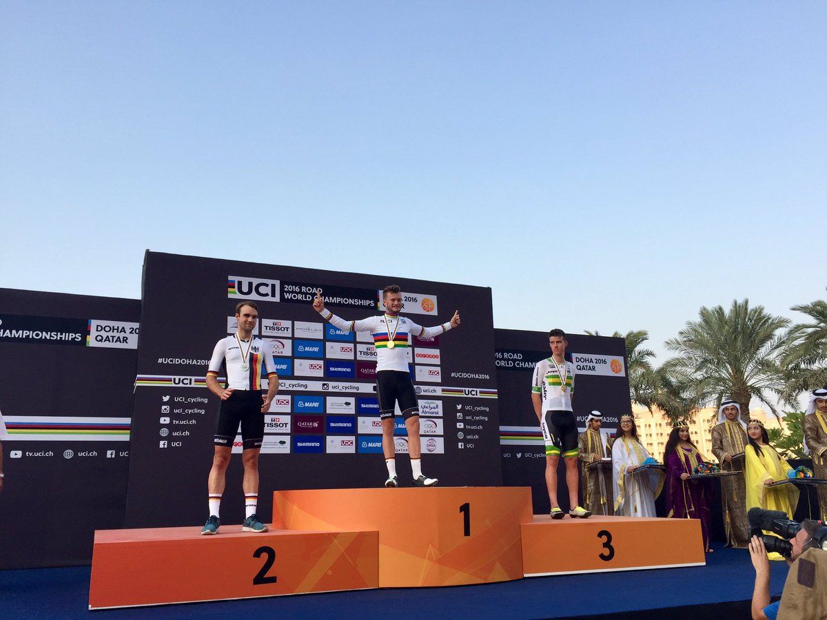 Marco Mathis is crowned U23 world time trial champion