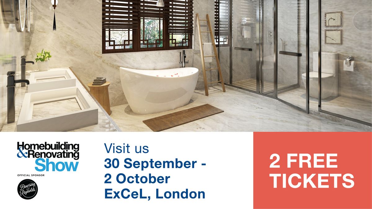 Obtenez des billets GRATUITS d'une valeur de 36 £* pour le London Homebuilding &amp; Renovating Show