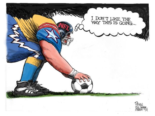 Editorial cartoon World Cup