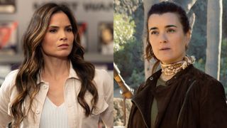 From L to R: Katrina Law as Jessica Knight on NCIS, Cote de Pablo as Ziva David on NCIS: Tony & Ziva.