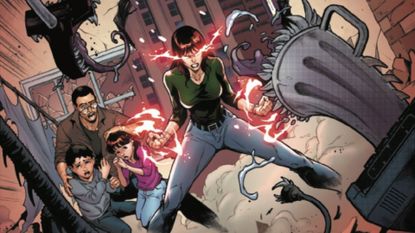 Mary Jane & Black Cat #1 art