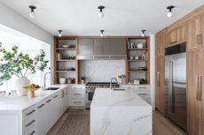 Ways to make ventilation better in a kitchen; modern white kitchen by Erika Jayne Design
