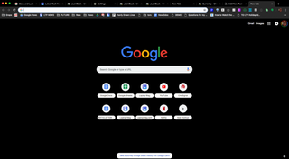 Chrome's dark mode