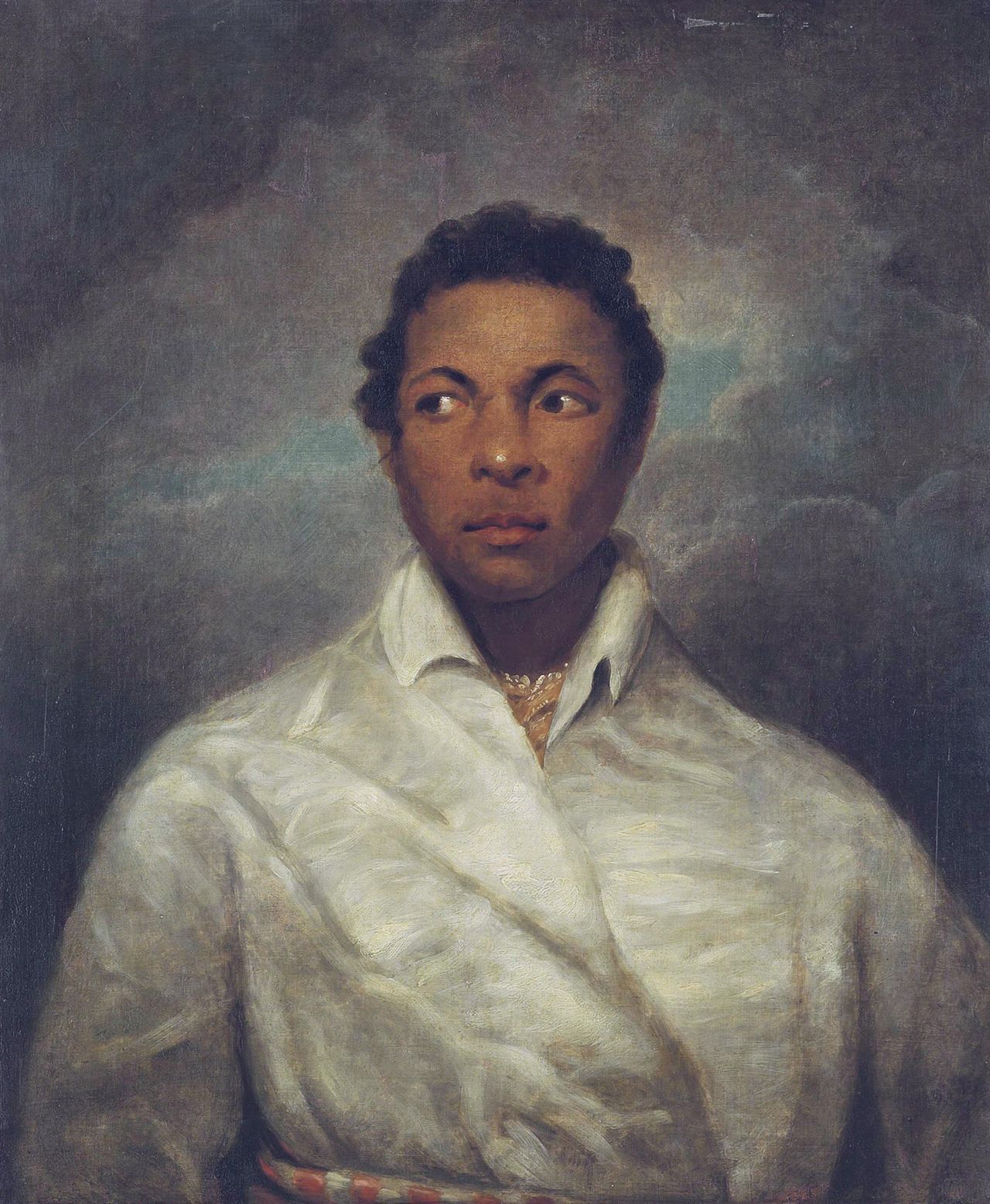 Ira Aldridge as Othello, the Moor of Venice, 1826, 2ft 6in by 2ft 1in, by James Northcote (1746–1831), Manchester Art Gallery.