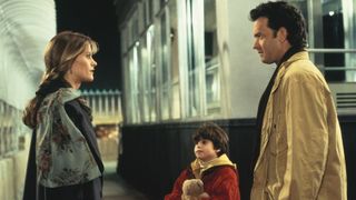 Meg Ryan and Tom Hanks meet on the roof of the Empire State Building in Sleepless in Seattle