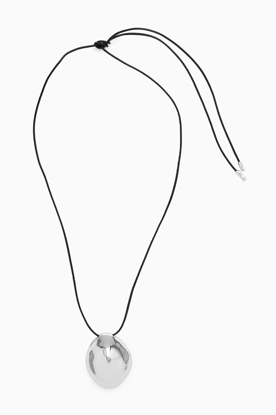 Organic-Shaped Pendant Necklace