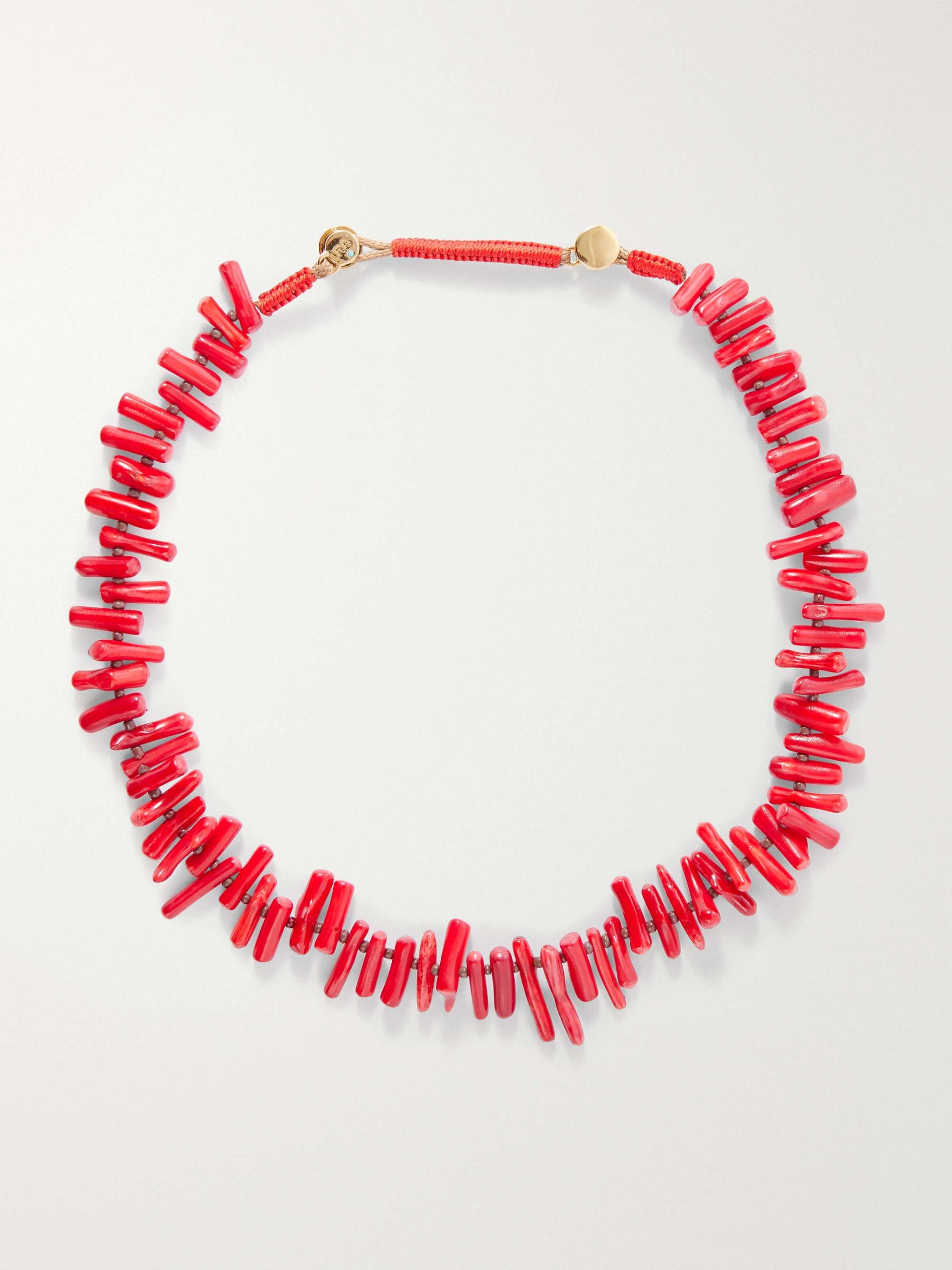 The Coral Branch Beaded Necklace