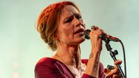 Nina Persson of The Cardigans performs on day 2 of Slot Festival 2024 