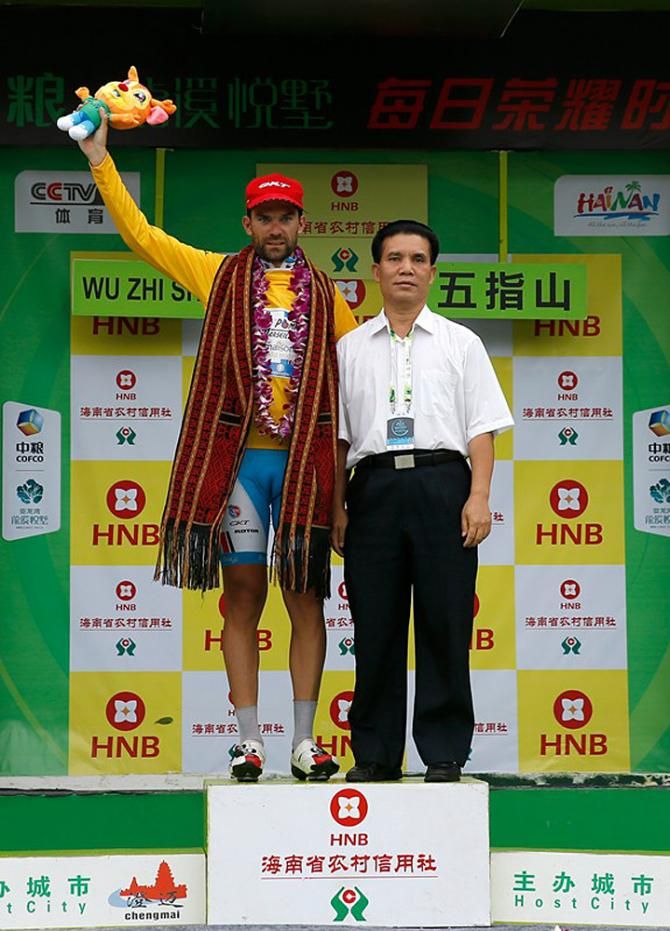 Julien Antomarchi (La Pomme Marseille) on the podium