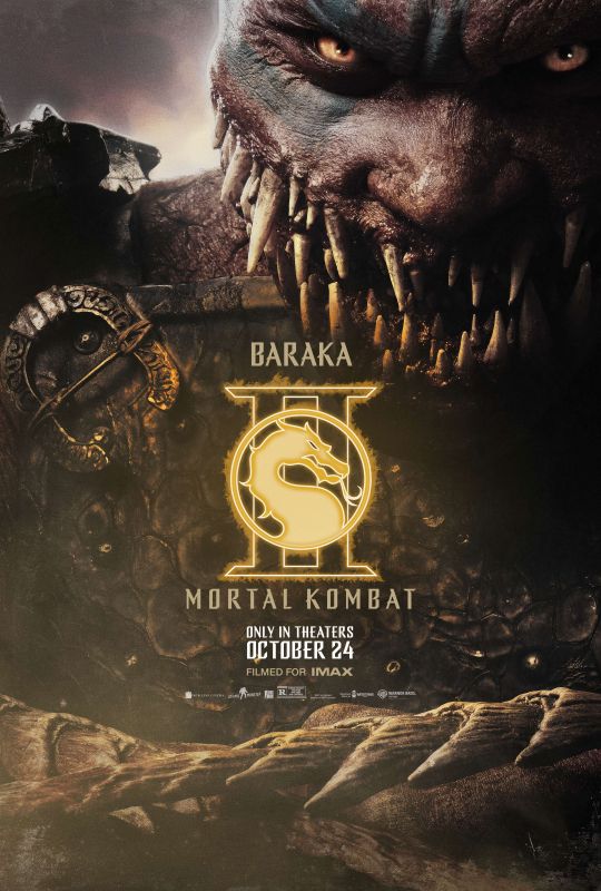 Baraka Mortal Kombat II poster