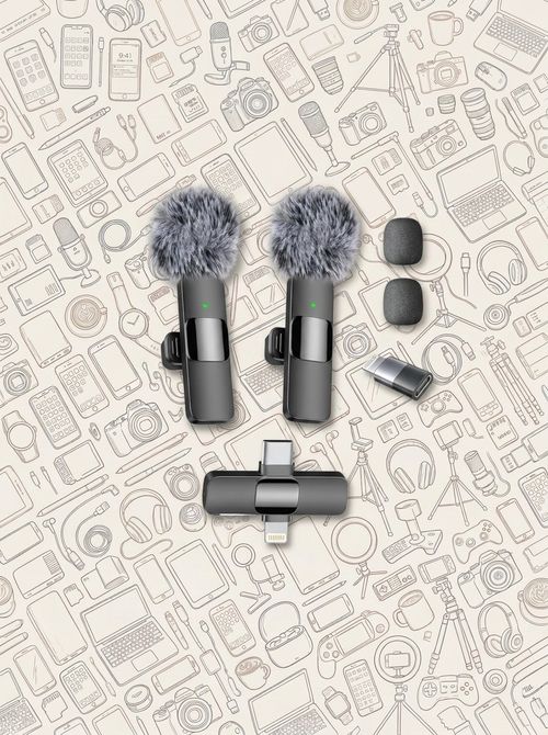 Wireless Microphone for iPhone/Android Creators