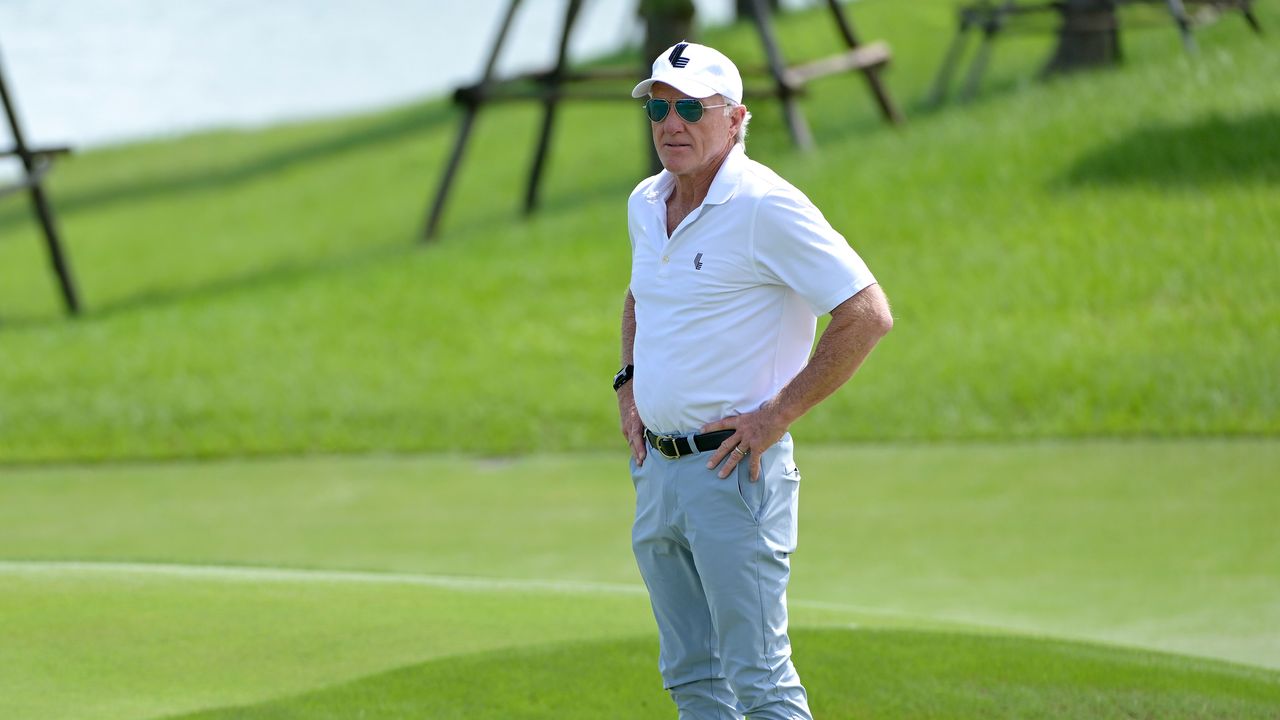 Greg Norman at the LIV Golf Invitational Bangkok event