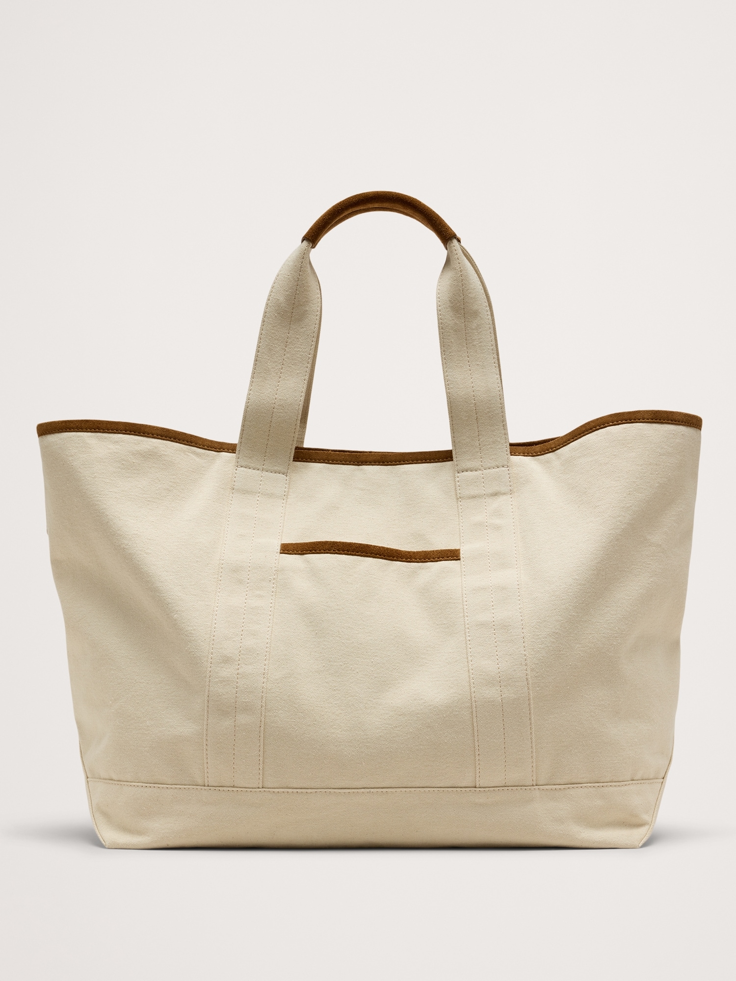 Canvas &amp;amp; Suede Weekend Tote