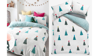 Next Christmas tree pom pom bedding set