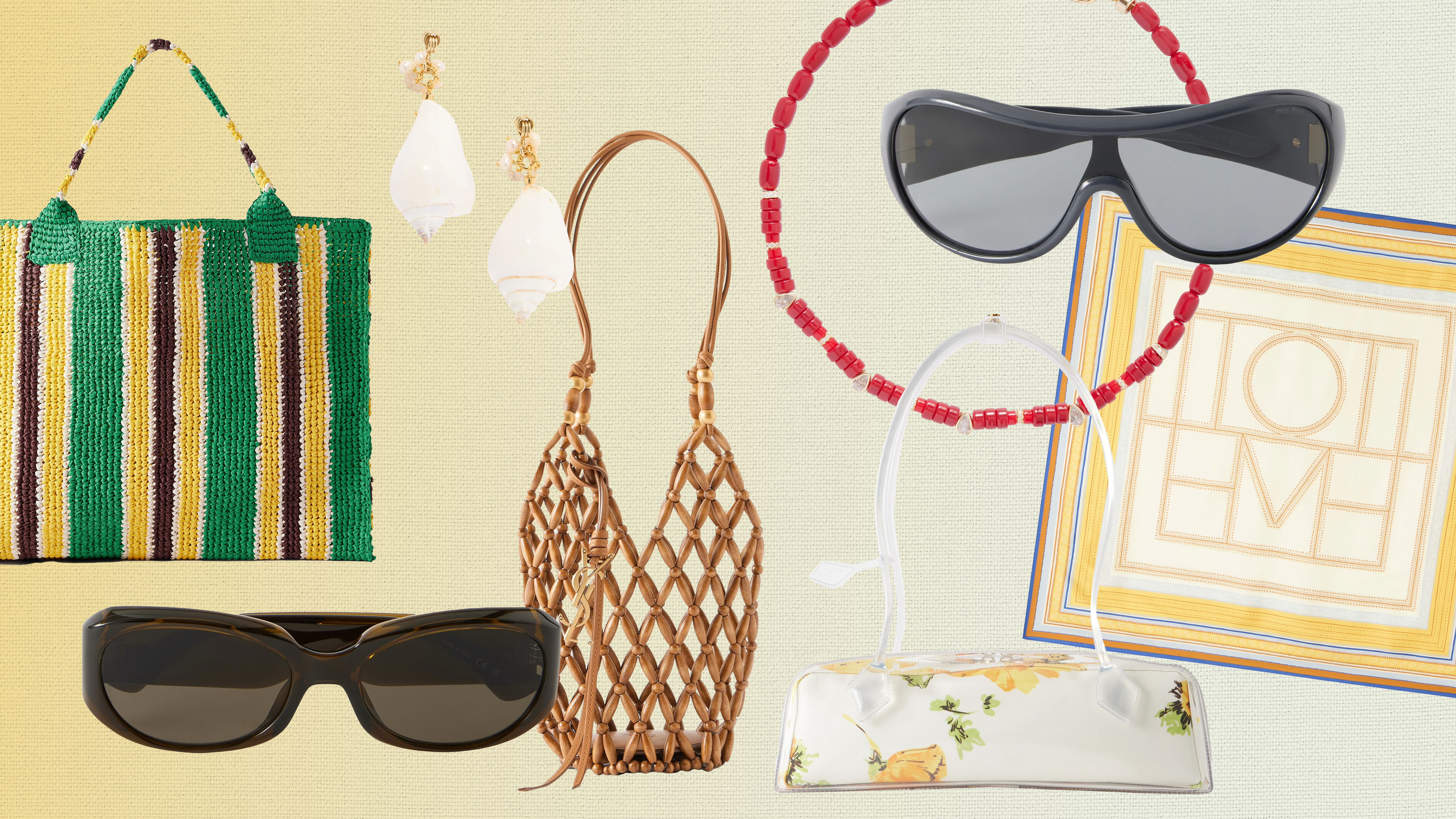 Collage of NET-A-PORTER Summer Accessories