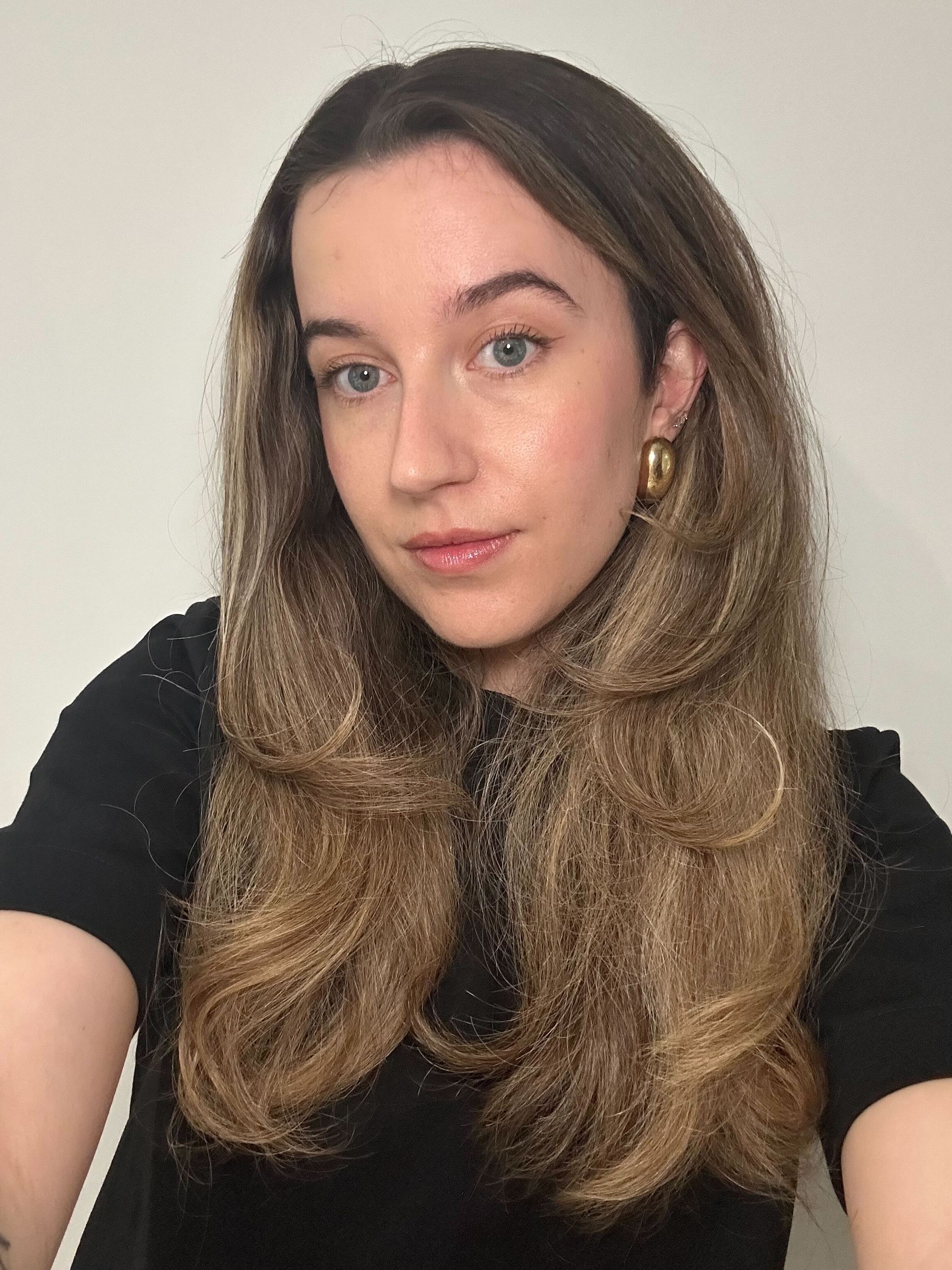 Grace's hair after using the Beauty Works XXL Volume Hot Brush