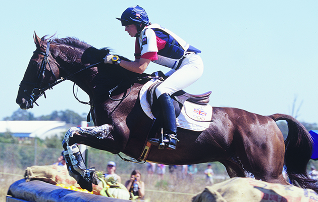Jeanette Brakewell and Over to You competing at the 2000 Olympics in Sydney