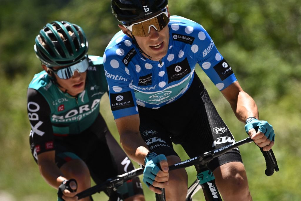 Pierre Rolland (B&amp;B Hotels-KTM) was aggressive to chase the KOM points