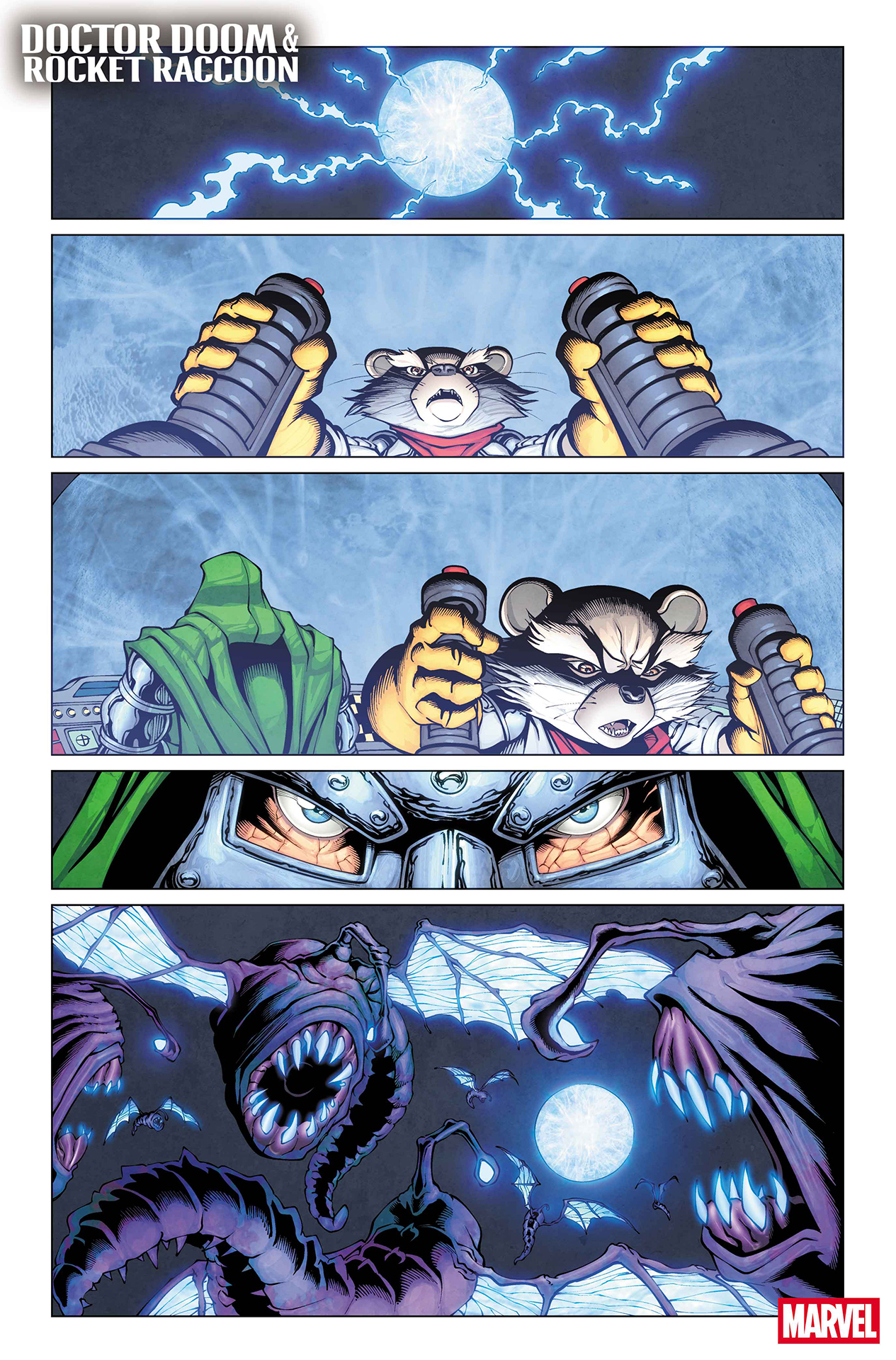 Doctor Doom and Rocket Raccoon #1 page