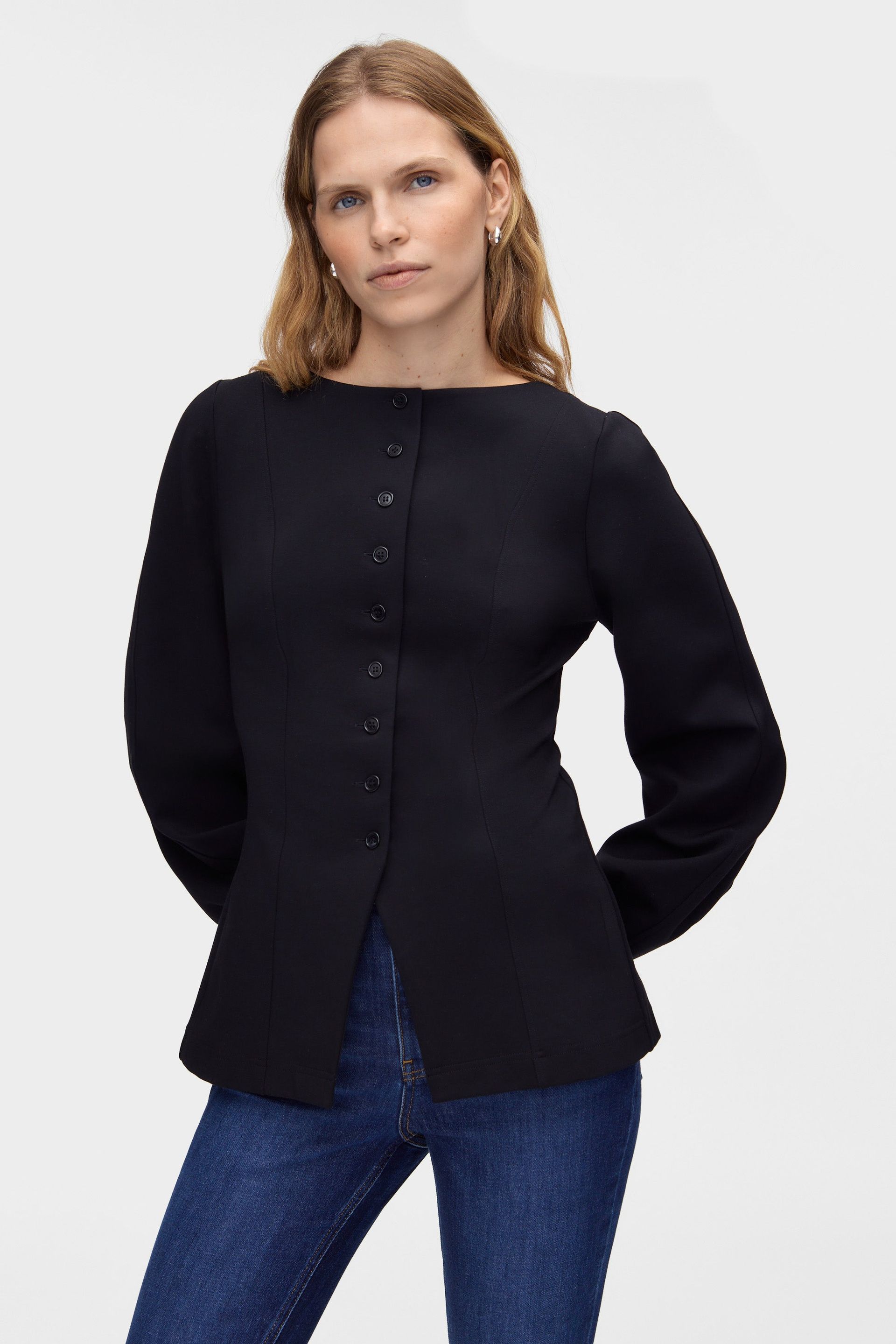 Bonnie Ponte Waisted Blazer