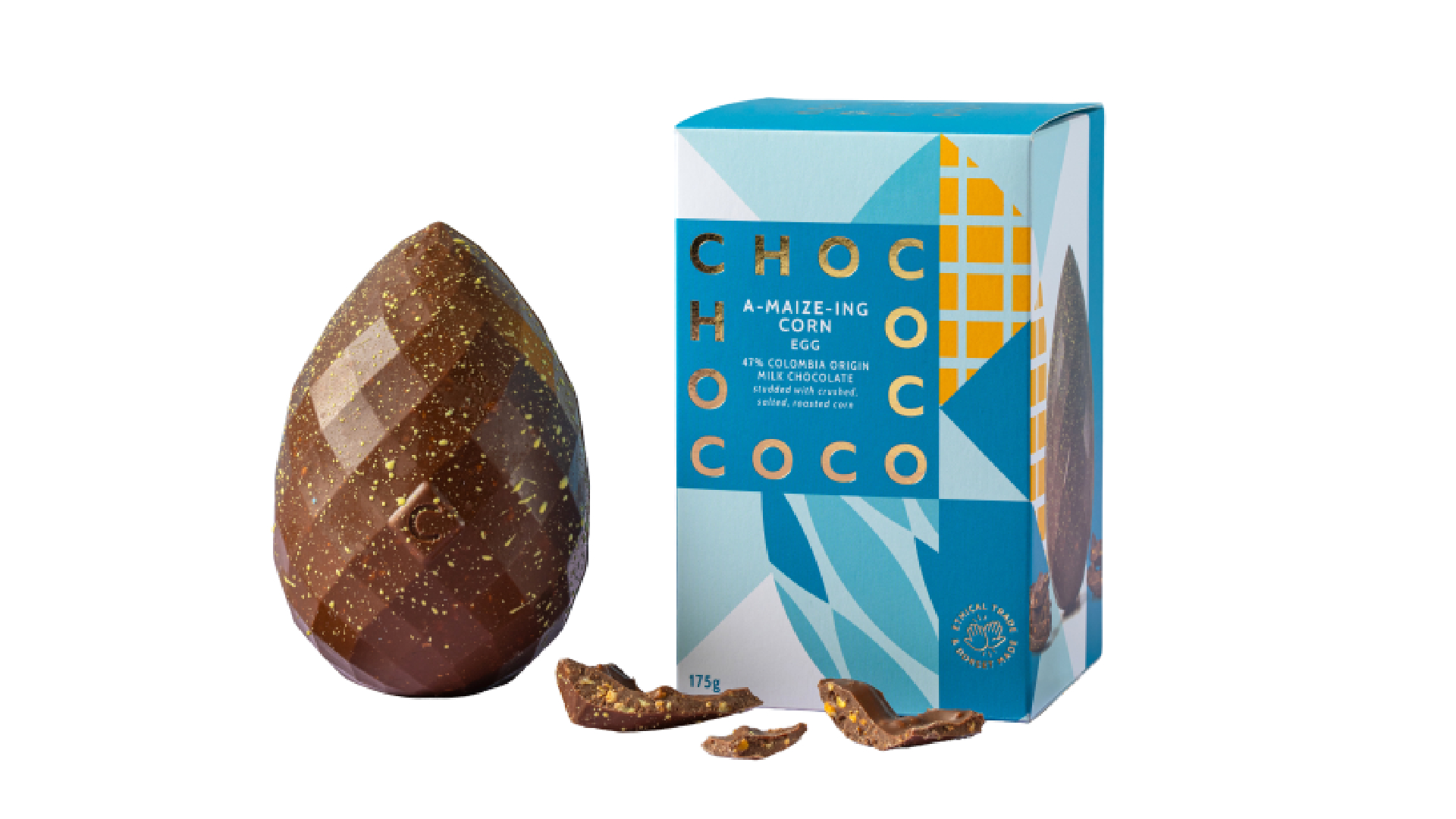 Chococo A-maize-ing corn easter egg