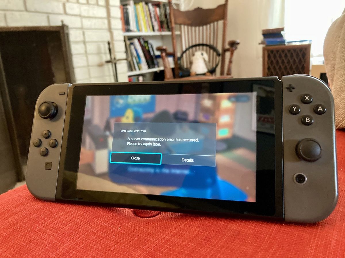 Nintendo Switch Error Code 2219