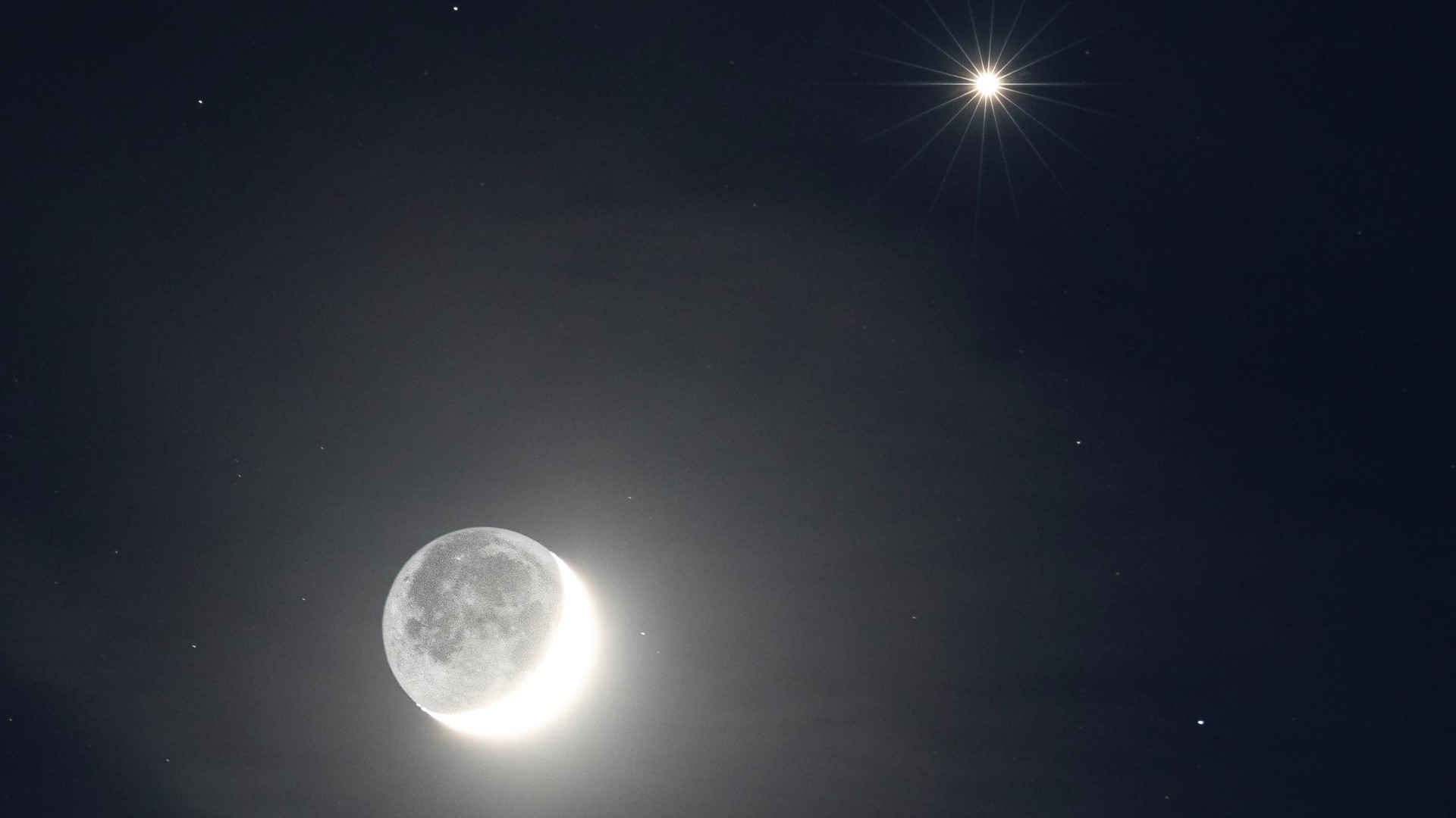 Venus and the moon light up the night sky in gorgeous photos from ...