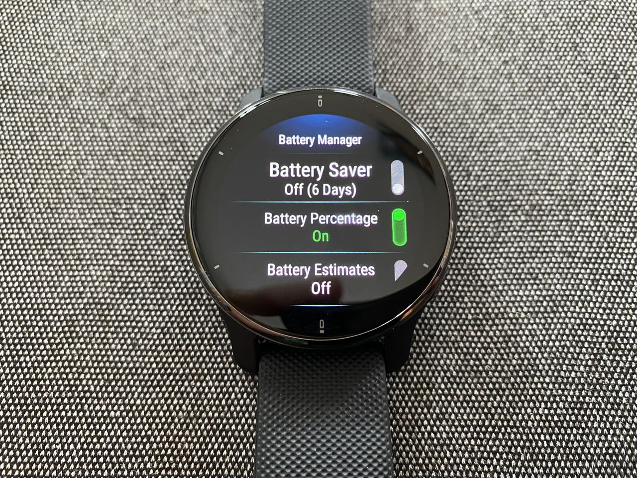 Battery saver toggle