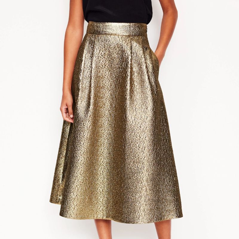 Angelica Jacquard Skirt on model 