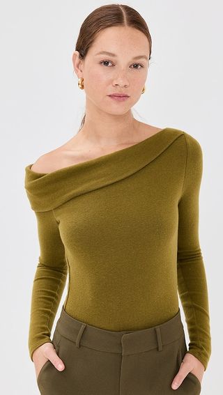 Reformation Elio Knit Top