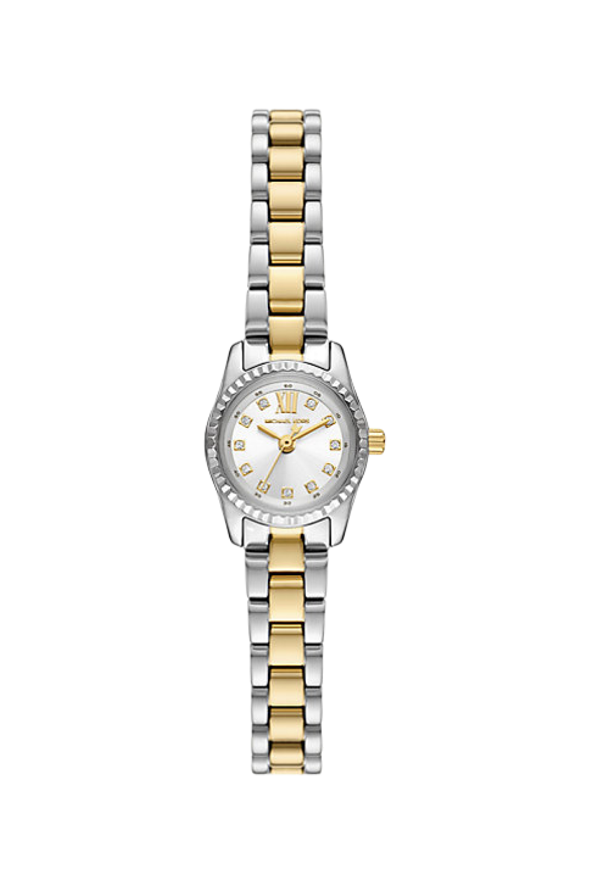 Michael Kors Micro Lexington Pavé Two-Tone Watch