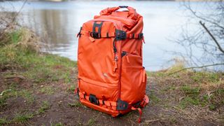 Summit Creative Tenzing 40L Rolltop Backpack in Orange