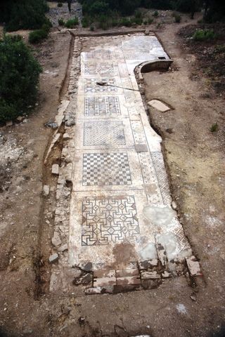 Roman mosaic in southern Turkey