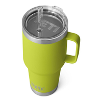 YETI Rambler Tumbler with Handle and Straw Lid (Chartreuse)