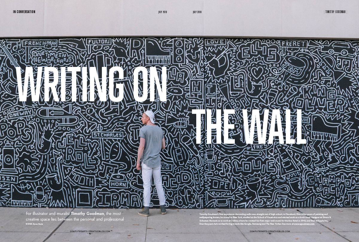 Timothy Goodman shares how he creates work that connects with people