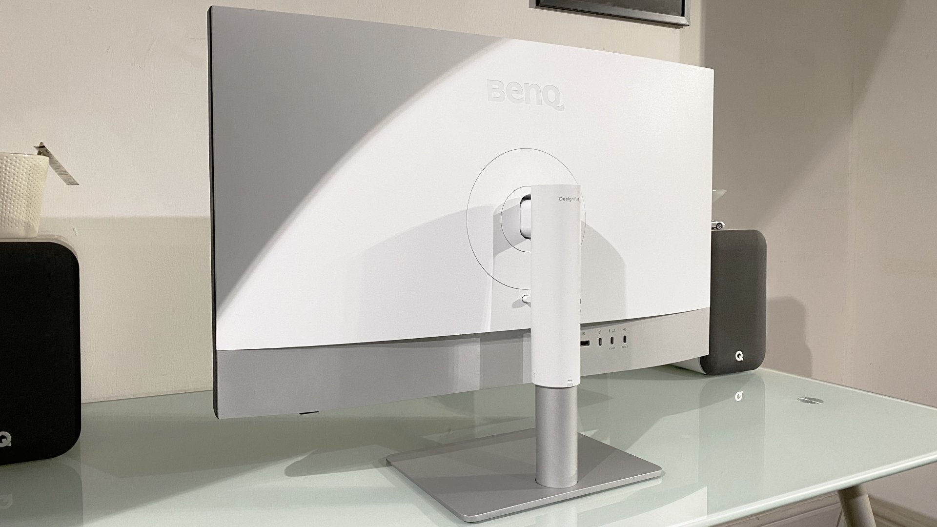 BenQ PD3226G monitor during our review process